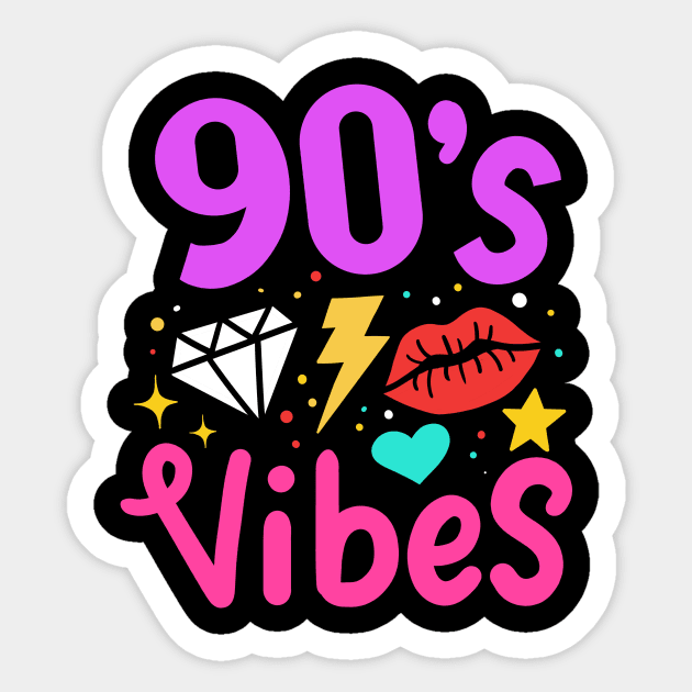 90's 1990's Nineties Sticker by KAWAIITEE